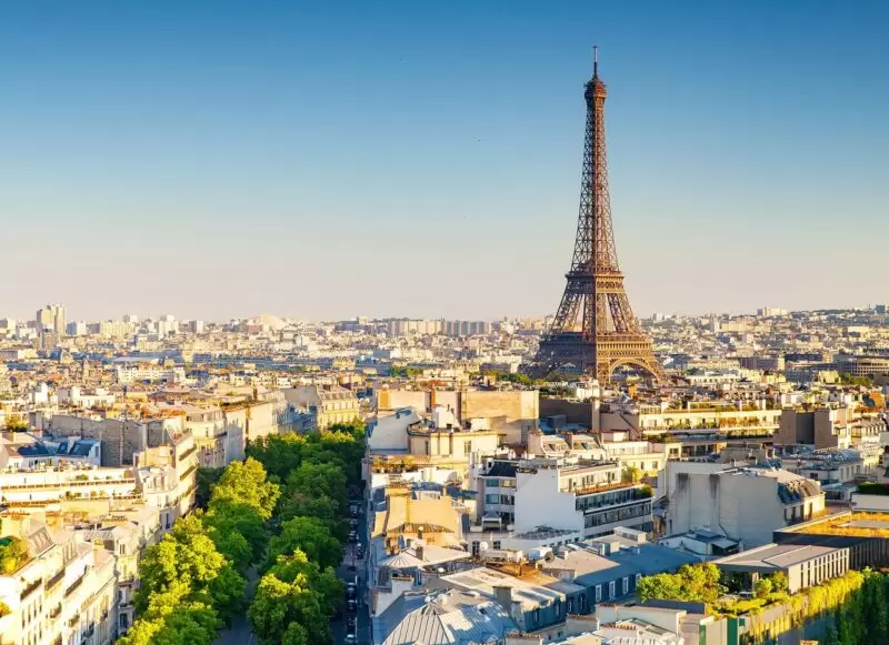 Eiffel Tower in Paris, a highlight of the Europe Tour Package experience